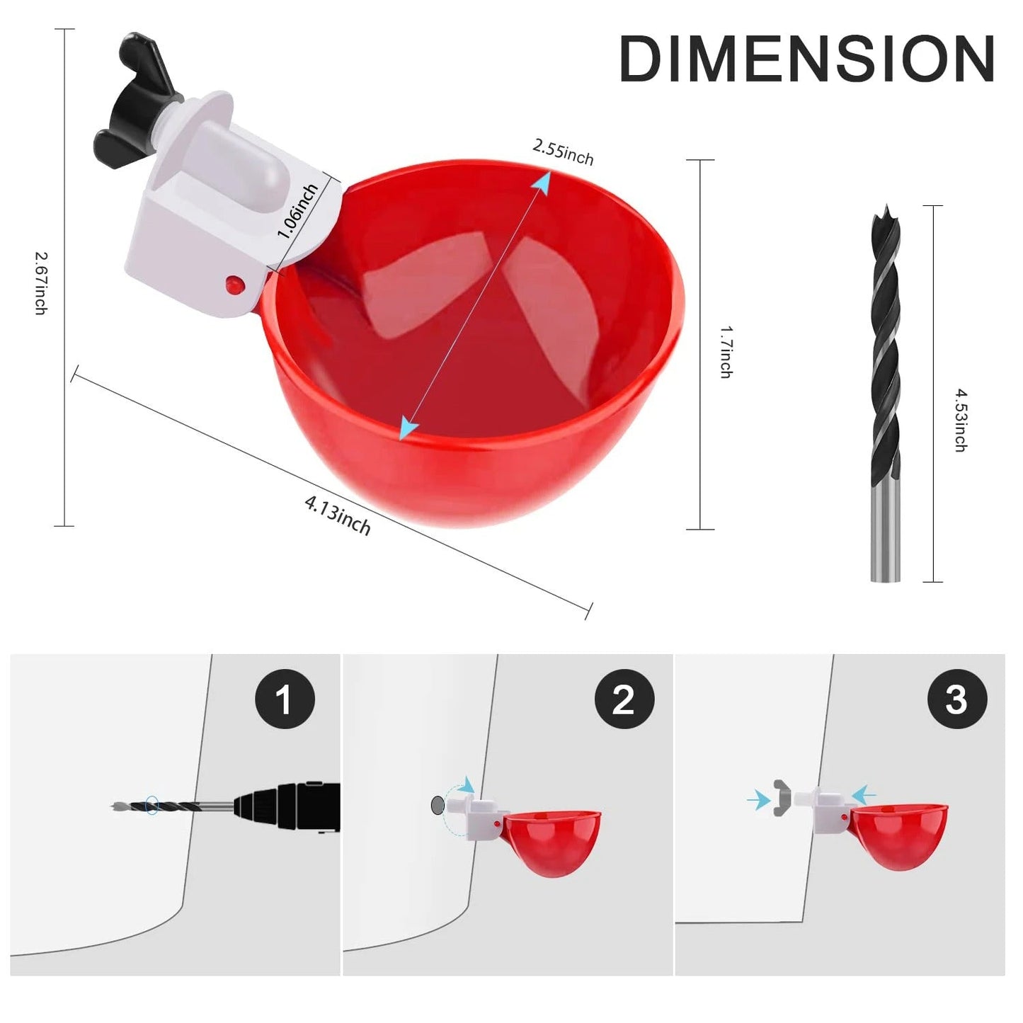 Automatic Chicken Waterer (10-Pack)